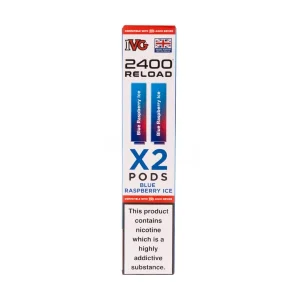 Blue Raspberry Ice IVG 2400 Reload Replacement Pods