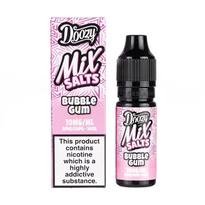 Bubble Gum Nic Salt E Liquid by Doozy Mix Salts