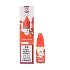 Cherry Crush Nic Salt E Liquid by Crystal Clear 10ml