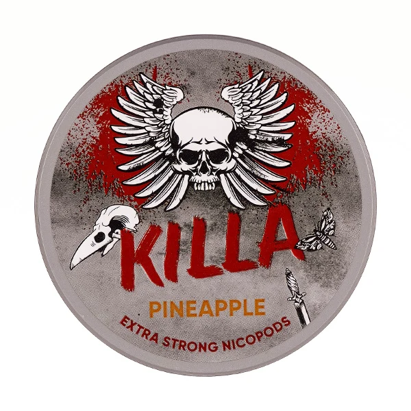 pineapple ice nicotine pouches by killa