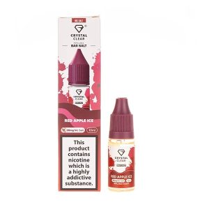 Red Apple Ice Nic Salt E-Liquid by Crystal Clear