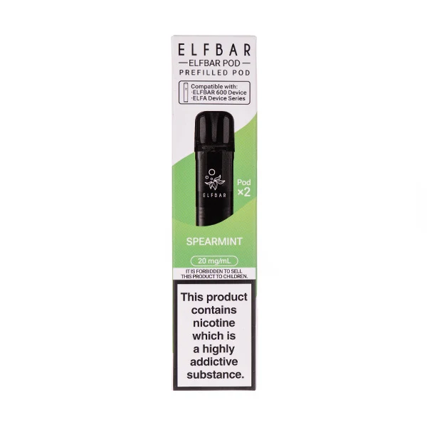 Spearmint ELFBAR 600 Prefilled Pods
