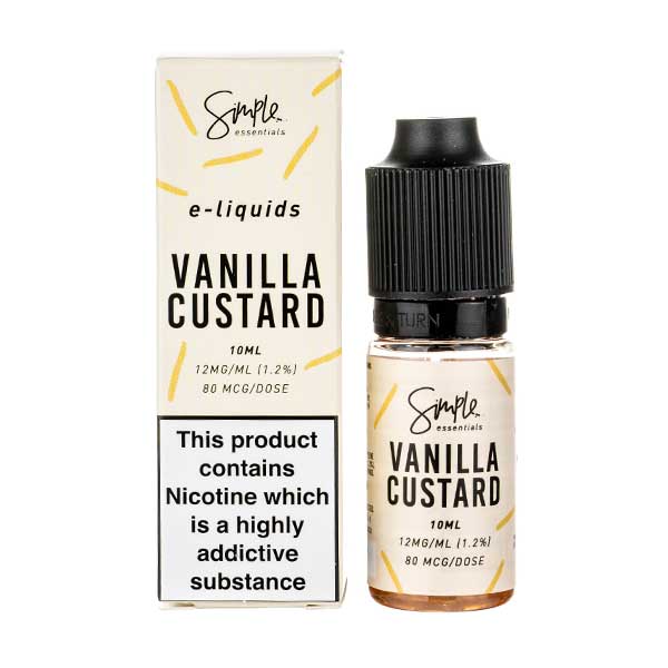 Simple Essentials Vanilla Custard E-Liquid